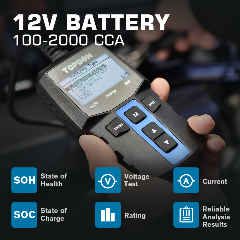 TOPDON BT100 12V Car Battery T - огляд і ціна Topdon Tc001 Thermal Camera