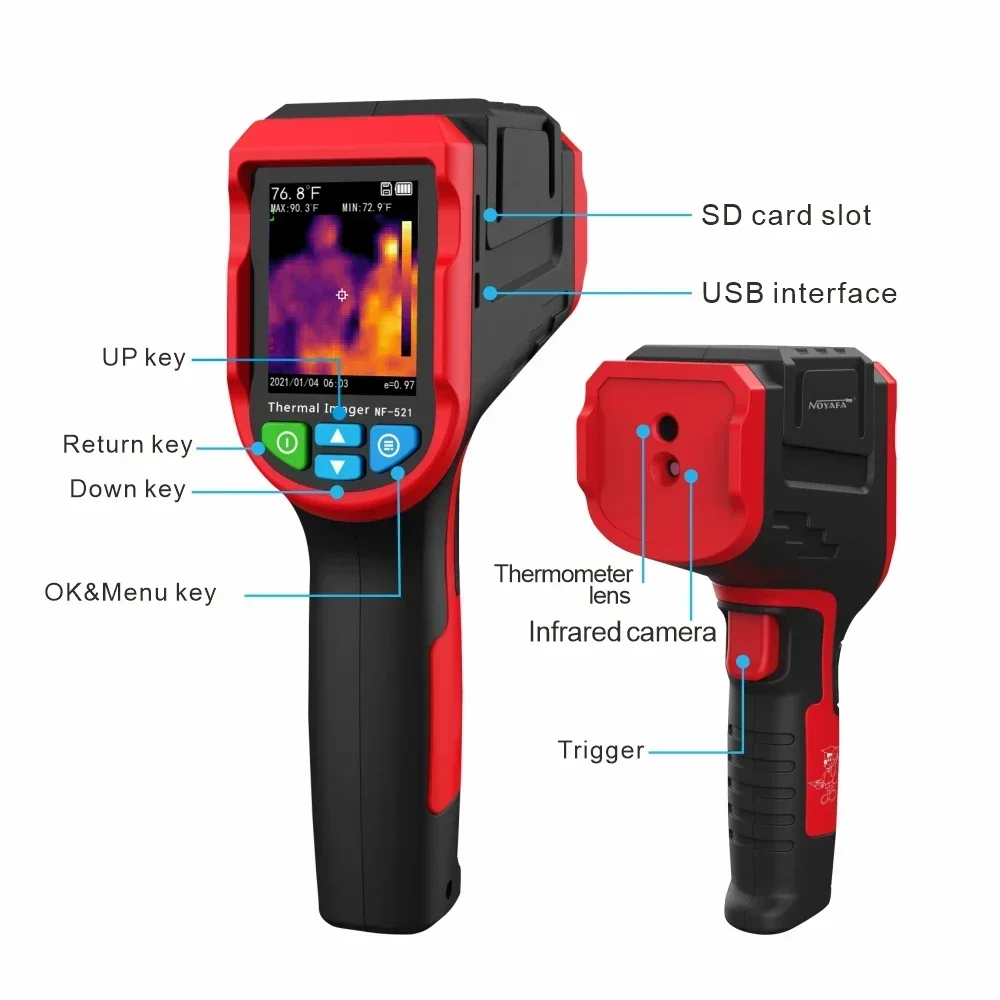 thermal camera infrared therma - огляд і ціна Nf 521 Thermal Imaging Camera