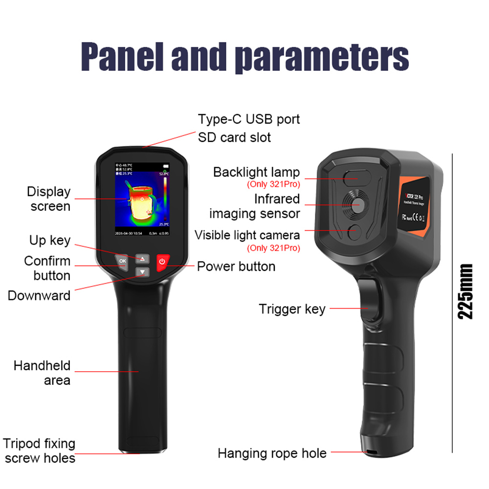 Victor 321 Handheid Infrared T - огляд і ціна Nf 521 Thermal Imaging Camera